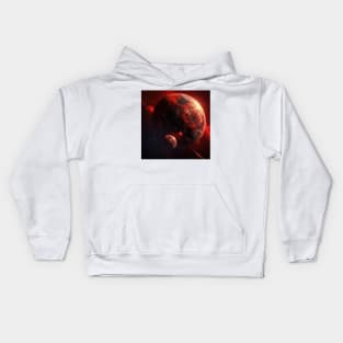 Red planet Kids Hoodie